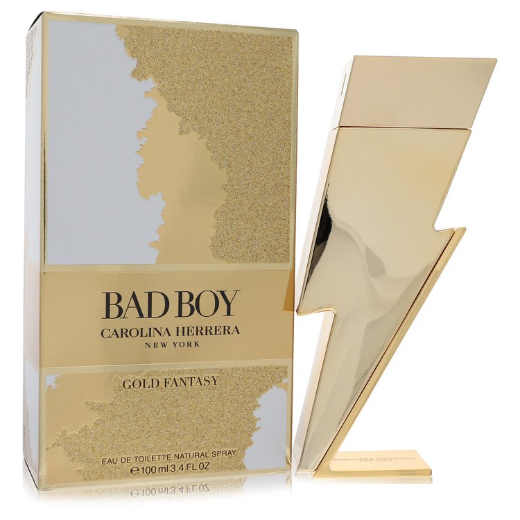 Bad Boy Gold Fantasy Eau De Toilette Spray By Carolina Herrera
