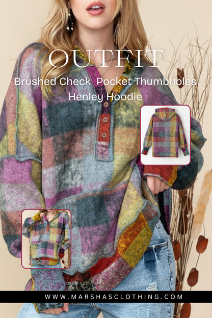 Plaid Sherpa Buttoned Jacket Vest