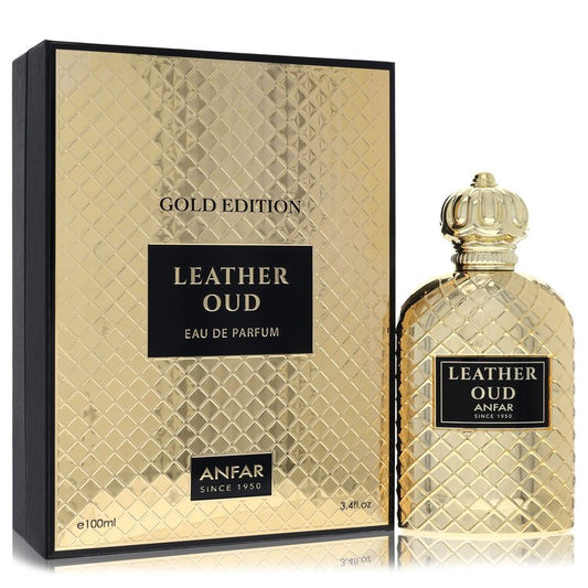Anfar Leather Oud Gold Edition Eau De Parfum Spray By Anfar
